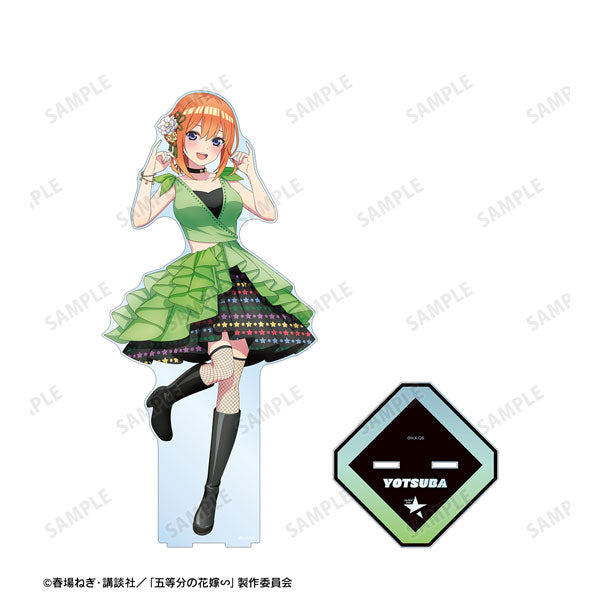 Pre-Order】五等分の花嫁∽ rockin'starコラボ 描き下ろし 中野四葉 ロックアイドルver. 特大アクリルスタンド《アル