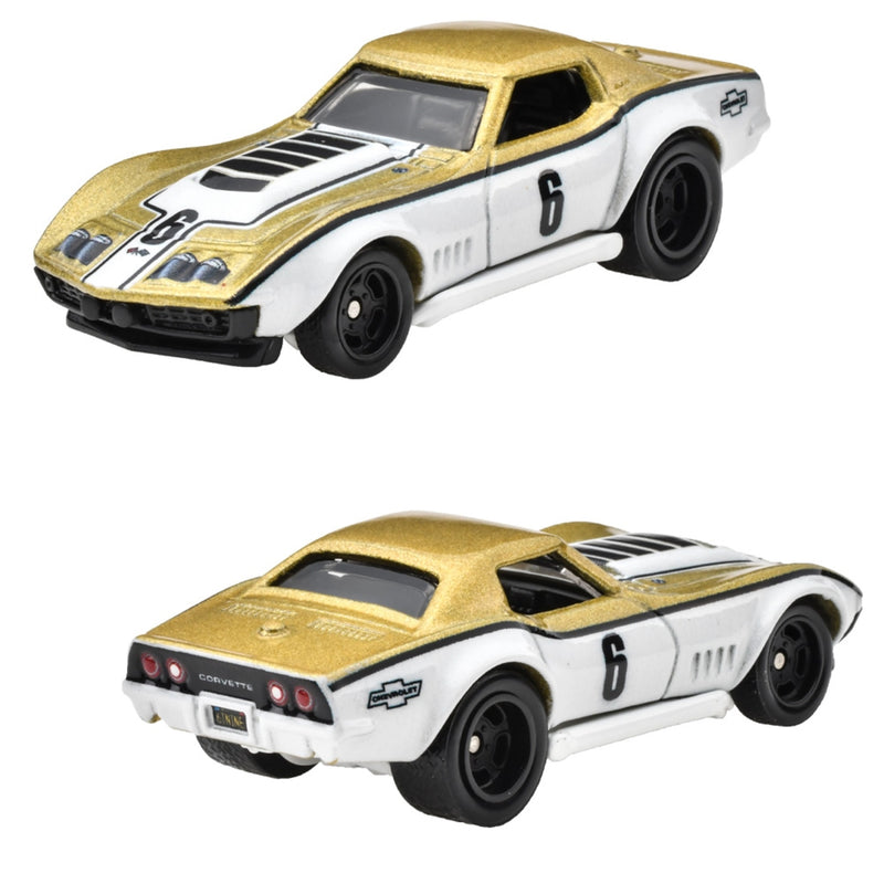 【预售】Hot Wheels风火轮    premium  两台组合 '69 COPO  Corvette/ custom corvette "
stingray" Coupe  《mattel》【※同梱不可】