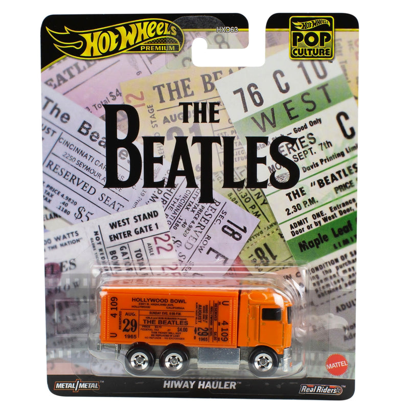 【预售】Hot Wheels风火轮   Pop Culture   beatles hiway hauler（橙色）《Mattel》【※同梱不可】