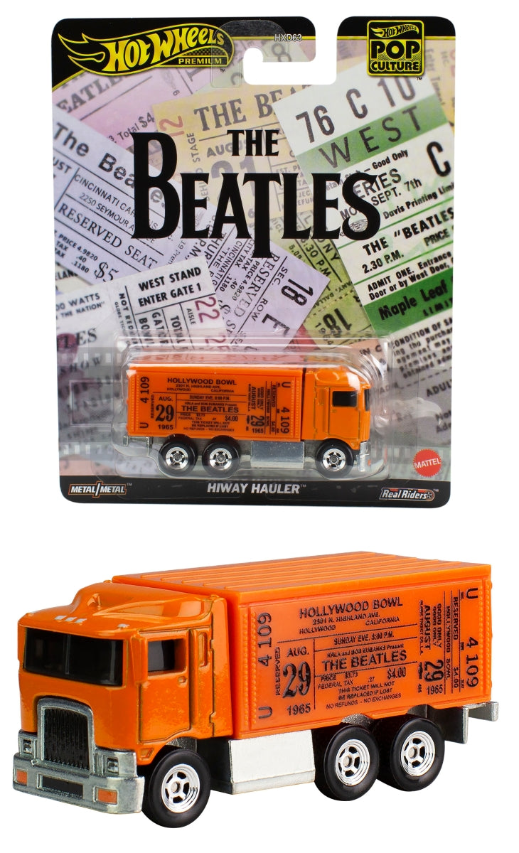 【Pre-Order】Hot Wheels Pop Culture  The Beatles Highway Hauler (Orange) <Mattel> [*Cannot be bundled]