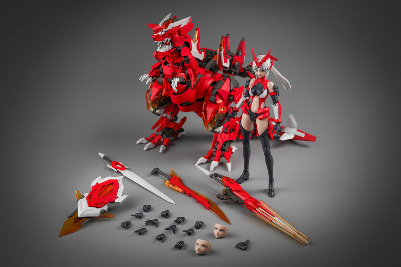 【预售/预约停止中】龙姫-01 羽王龙&火蛍 塑料模型 《喜玩社(X-PLAY)》1/12 高约16cm　
