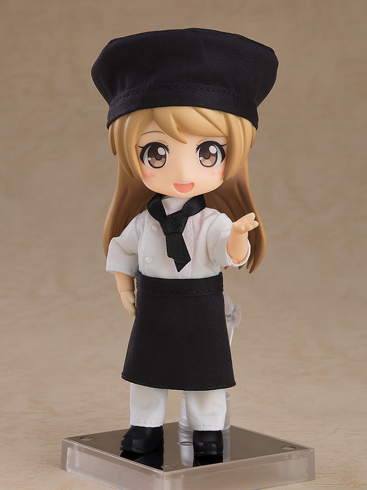 【Pre-Order】Nendoroid Doll Work Outfit Set: Pastry Chef (Black) <Good Smile Company>