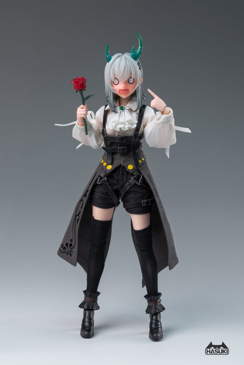 【Pre-Order】pocket art Series PA008 - Gloria, Knight of the Rose - 1/12 Scale Action Figure <HASUKI> [*Cannot be bundled]