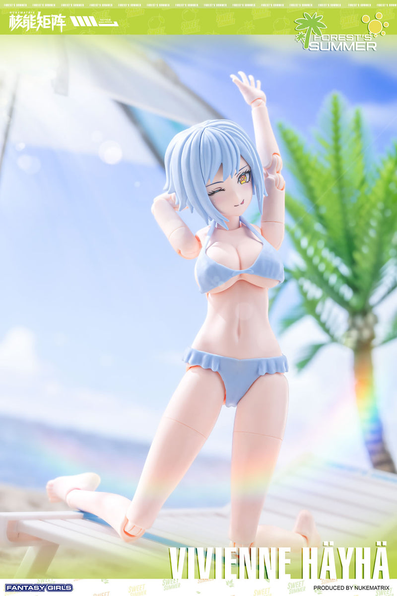 【Pre-Order】Forest Summer FANTASY GIRLS - Vivienne Hayhe  Plastic Model Kit <NUKE MATRIX> Completed Product  Height Approx. 15cm Plastic Assembly Figure Kit