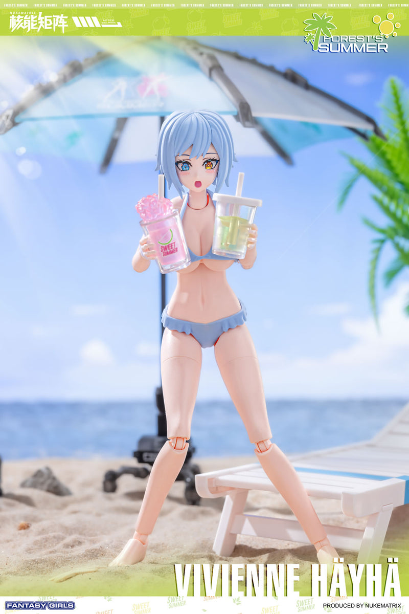 【Pre-Order】Forest Summer FANTASY GIRLS - Vivienne Hayhe  Plastic Model Kit <NUKE MATRIX> Completed Product  Height Approx. 15cm Plastic Assembly Figure Kit