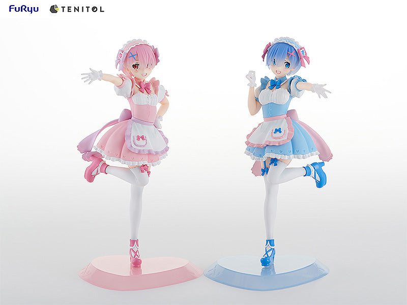 【Pre-Order】TENITOL Re:Zero - Starting Life in Another World  Yumekawa Maid Ram Completed Figure/FURYU/ Rem/Ram/Non Scale