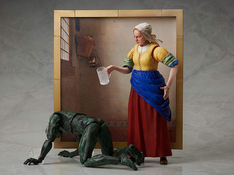 【Pre-Order】Table Art Museum "figma The Milkmaid by Vermeer" ≪FREEing≫ Total height of the main body approx. 145mm/(with frame: approx. 160mm)