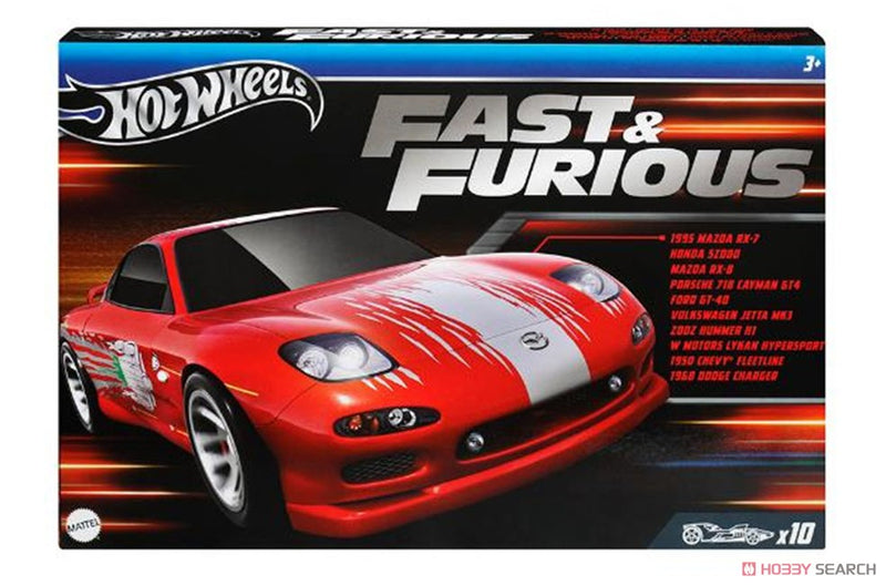 【预售】hot wheels  速度与激情   10辆套装  汽车模型《Mattel》【※同梱不可】