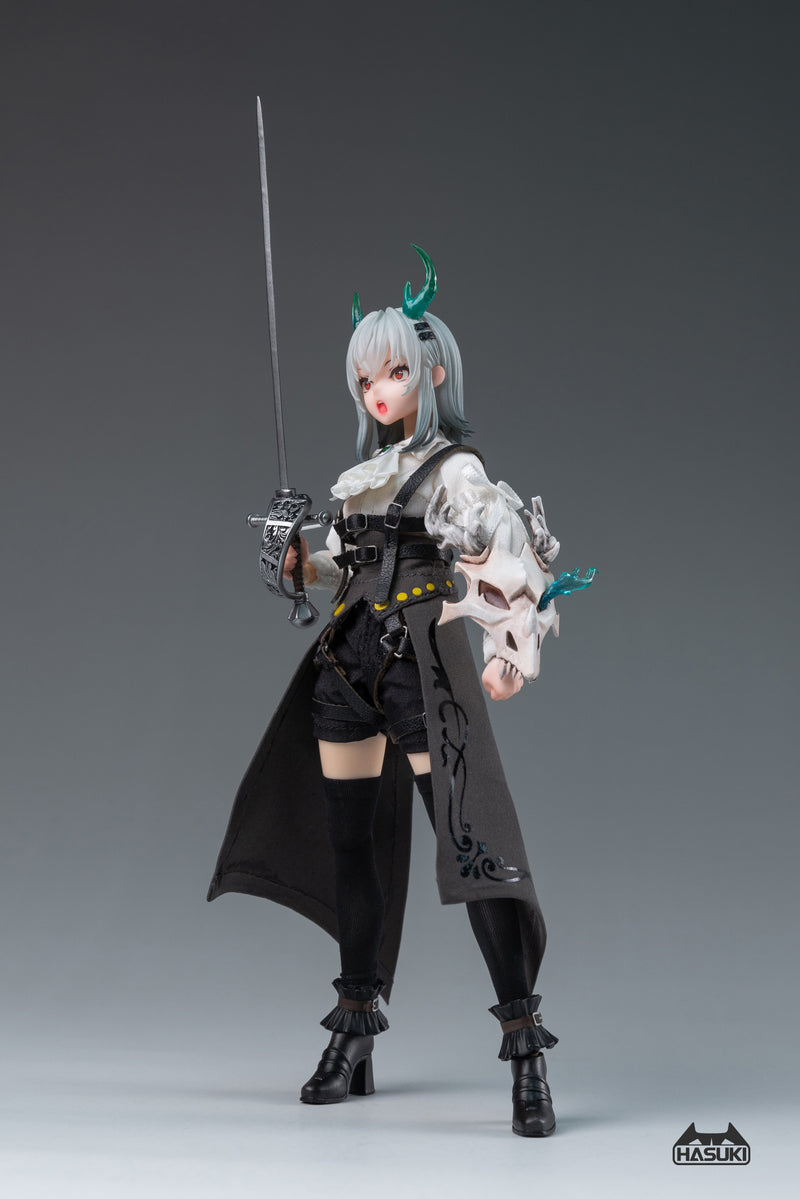 【Pre-Order】pocket art Series PA008 - Gloria, Knight of the Rose - 1/12 Scale Action Figure <HASUKI> [*Cannot be bundled]