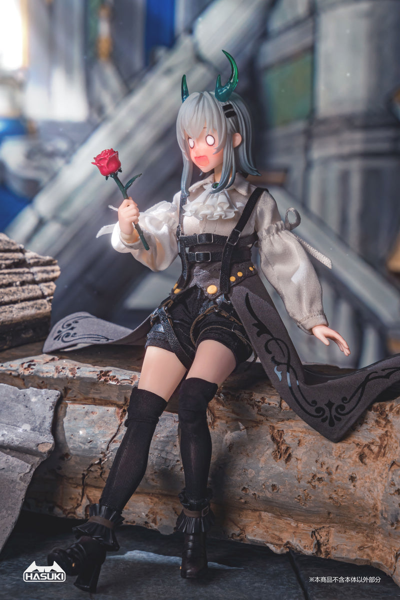 【Pre-Order】pocket art Series PA008 - Gloria, Knight of the Rose - 1/12 Scale Action Figure <HASUKI> [*Cannot be bundled]