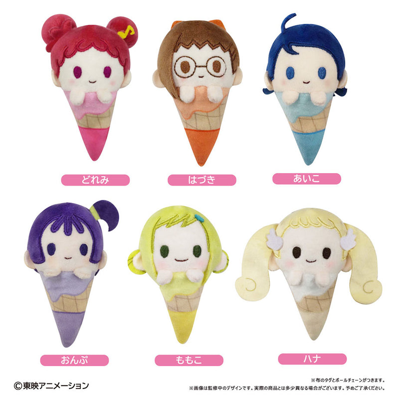 【Pre-Order】"Ojamajo Doremi Dokkaan!" Ice Cream Tapinui Plushie 6 pieces/BOX <Tapioca> [*Cannot be bundled]