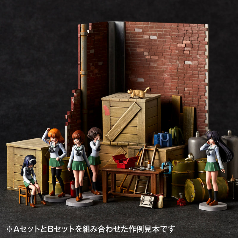 【Pre-Order】 Girls & Panzer Final Chapter  Garage Set [B] Plastic Model <Kaiyodo> 1/24 Scale