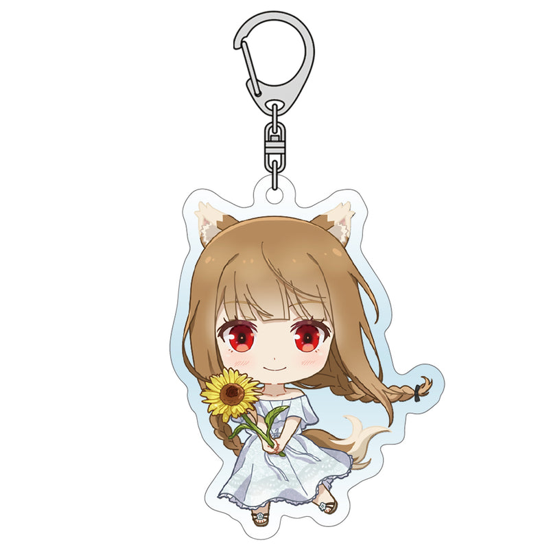 【Pre-Order★SALE】"Spice and Wolf: MERCHANT MEETS THE WISE WOLF" Acrylic Keychain Holo (One-Piece Dress) <Axel Graphic Works>