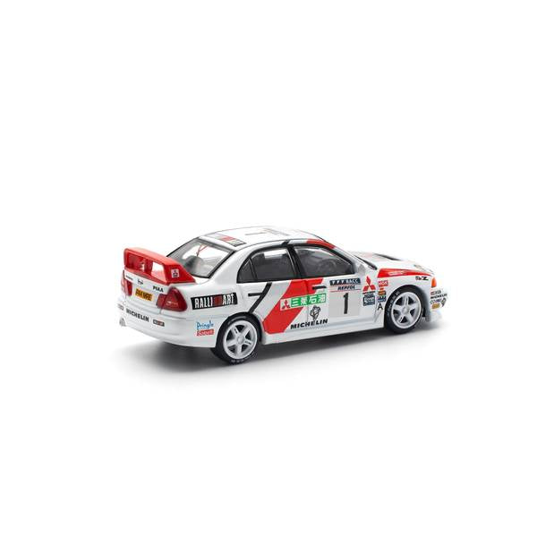 【Pre-Order】1:64 MITSUBISHI LANCER EVO IV - WINNER, RALLY DE CATALUNYA 1997 - <POP RACE> [*Cannot be bundled]