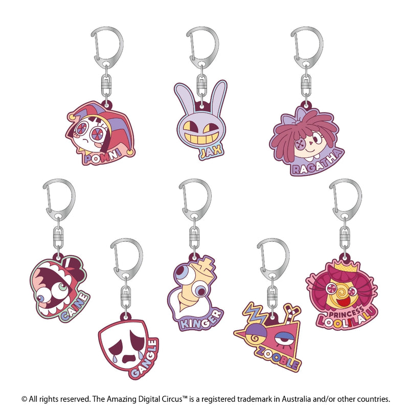 【Pre-Order】Amazing Digital Circus  Trading Rubber Keychains BOX <InfoLens> [*Cannot be bundled]