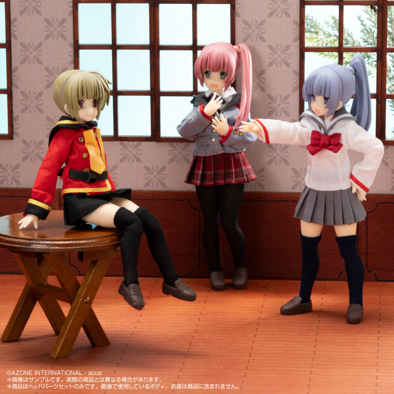 【Pre-Order】"Assault Lily" Custom Lily Type-A Head Parts Set (Mauve Red) <AZONE INTERNATIONAL> [*Cannot be bundled]
