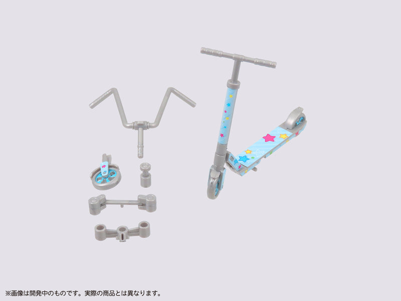 【预售★SALE】Puripura   滑板车 【POP花纹】《DIG》1/12　塑料模型