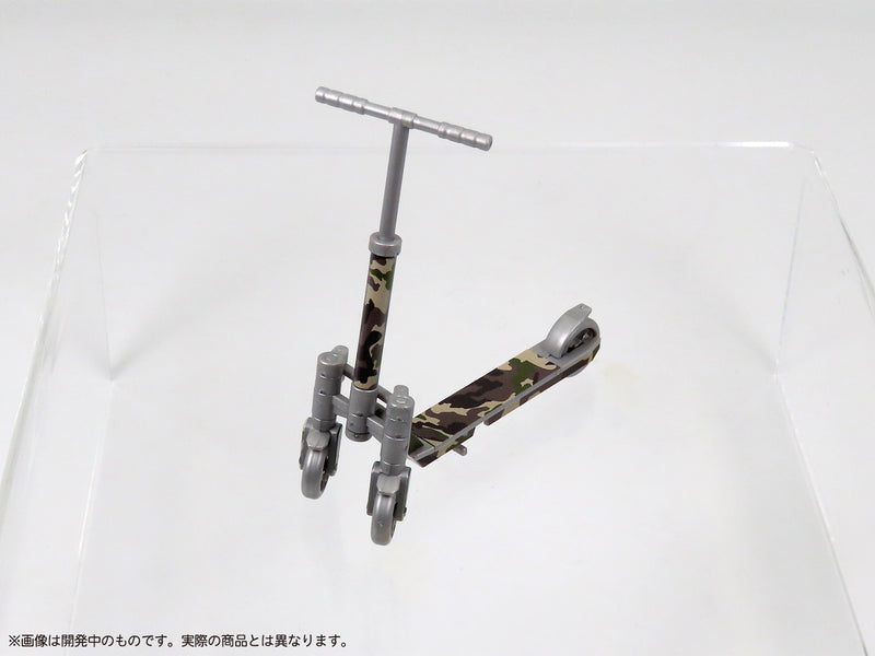 【预售★SALE】Puripura   滑板车 【迷彩花纹】《DIG》1/12　塑料模型
