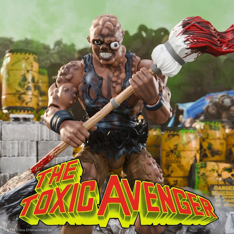 【预售/预约停止】The Toxic Avenger 毒魔复仇/ The Toxic Avenger （电影 Ver.）ultimate  7英寸 可动手办《Super7》