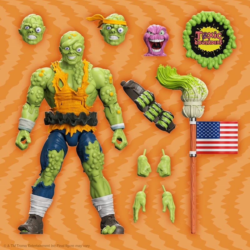 【Pre-Order/Reservations Suspended】[Restock] The Toxic Avenger/Toxic Crusader ULTIMATES! Wave 3 "Toxie" 7-inch Action Figure <Super7>