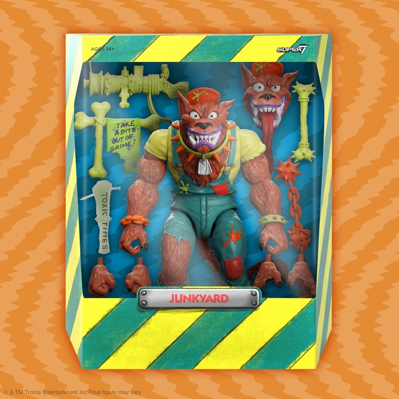 【Pre-Order/Reservations Suspended】[Restock] The Toxic Avenger Animation/Toxic Crusader ULTIMATES! Wave 3 "Junkyard" 7-inch Action Figure <Super7>