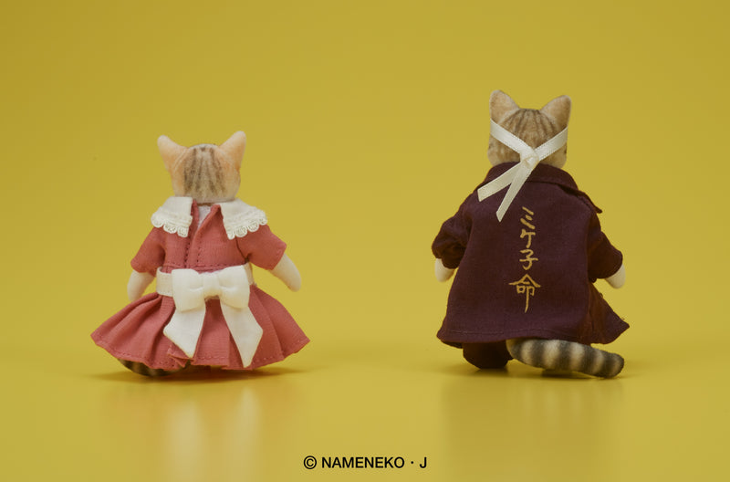 【Pre-Order】DIGKawaiiACTION 「なめ猫」 玉三郎＆ミケ子セット《ディーアイジー》玉三郎：約70mm　ミケ子：約60mm