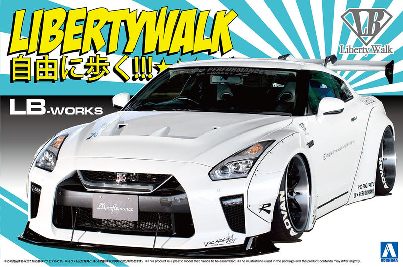 【Pre-Order】1/24 リバティウォーク No.11 LB★ワークス R35 GT-R type1.5 プラモデル（再販）《アオシマ》【※同梱不可】