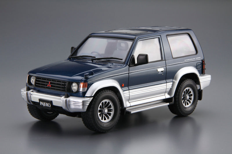 【Pre-Order】ザ・モデルカー No.103 1/24 ミツビシ V24WG パジェロ メタルトップワイドXR-II‘ 91 プラモデル（再販）《アオシマ》【※同梱不可】