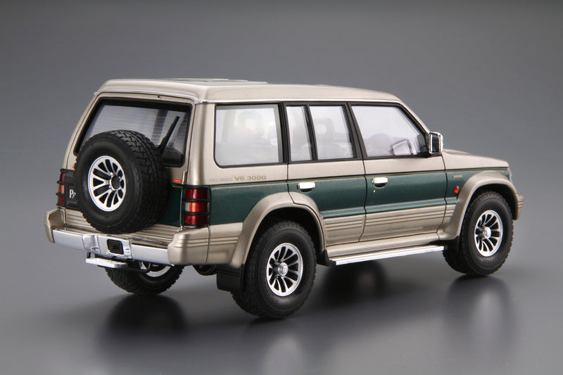 【Pre-Order】The Model Car No.107 Mitsubishi V43W Pajero Super Exceed '91 1/24 Scale Plastic Model (Resale) <Aoshima> [*Cannot be bundled]