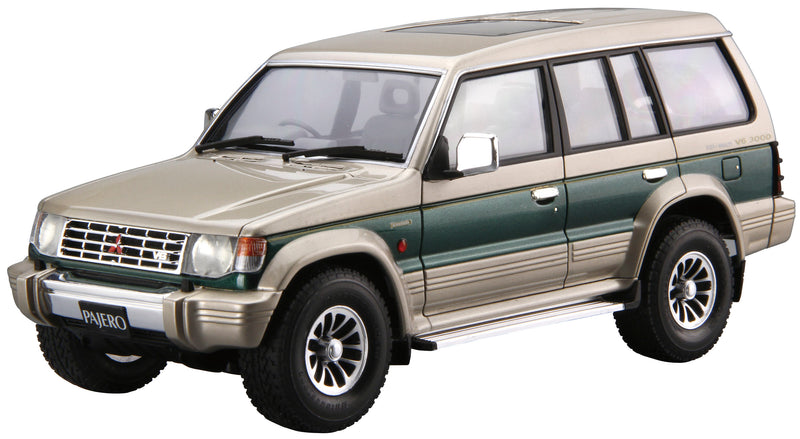 【Pre-Order】The Model Car No.107 Mitsubishi V43W Pajero Super Exceed '91 1/24 Scale Plastic Model (Resale) <Aoshima> [*Cannot be bundled]