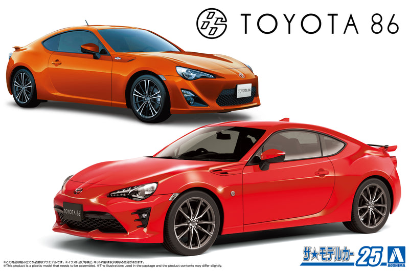 【Pre-Order】ザ・モデルカー No.25 1/24 トヨタ ZN6 TOYOTA86 ’16 プラモデル（再販）《アオシマ》【※同梱不可】