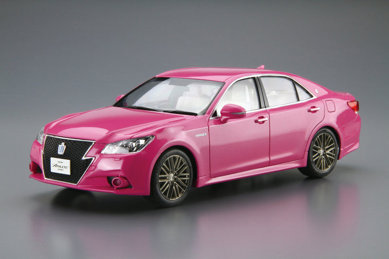 【Pre-Order】The Model Car No.42 Toyota GRS214/AWS210 Crown Athlete G '15 1/24 Scale Plastic Model (Resale) <Aoshima> [*Cannot be bundled]