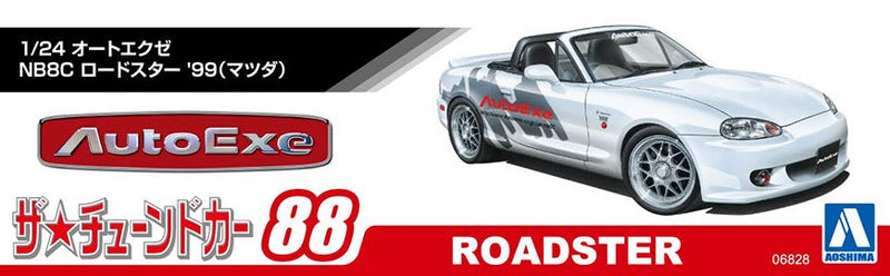 【Pre-Order】The Tuned Car No.88 Autoexe NB8C Roadster '99 (Mazda) 1/24 Scale Plastic Model (Resale) <Aoshima> [*Cannot be bundled]