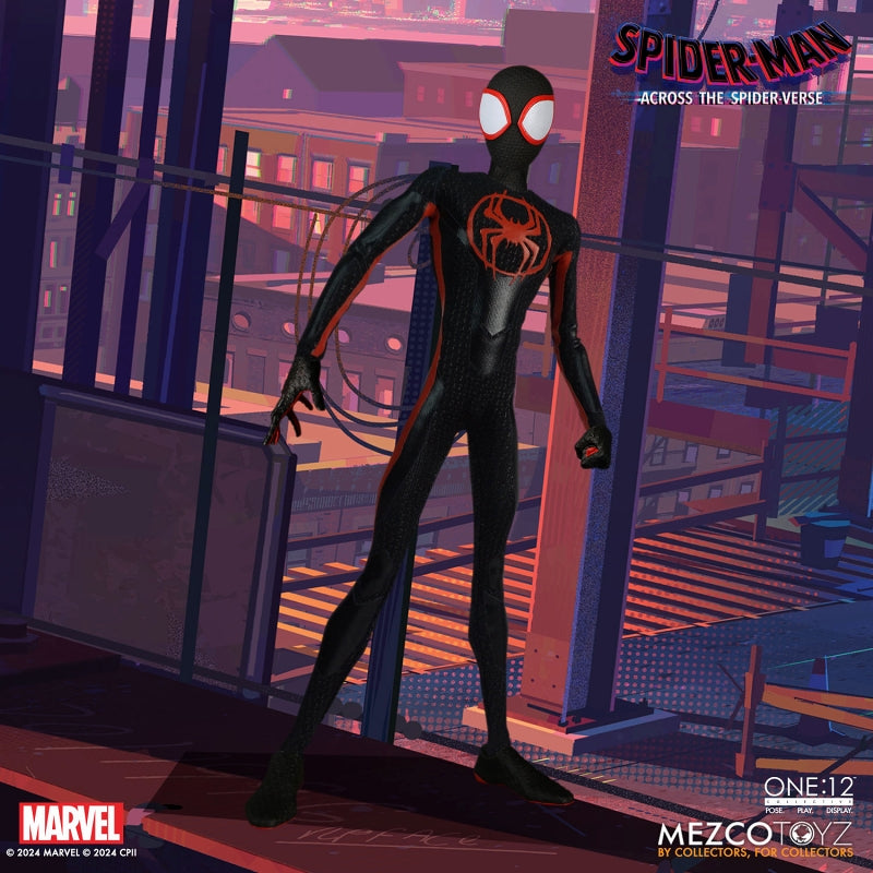 【Pre-Order】One:12 Collective  "Spider-Man: Across the Spider-Verse" Miles Morales 1/12 Action Figure <Mezco Toys> Height approx. 16cm