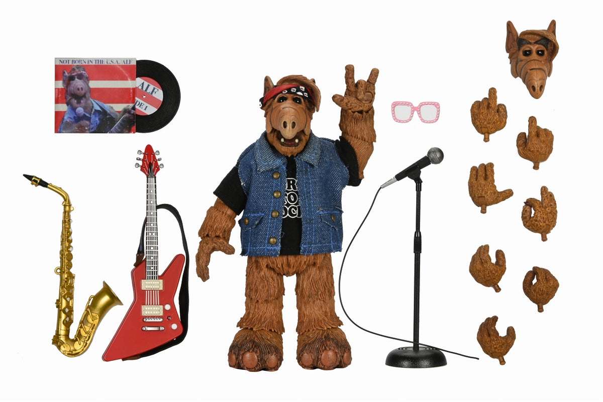 Pre-Order】ALF/ アルフ ゴードン・シャムウェイ アルティメット アクションフィギュア ボーン・トゥ・ロック ver《ネカ》全