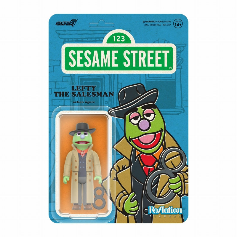 【Pre-Order/Reservation suspended】 ReAction/Sesame Street: Lefty The Salesman  <Super7>  Height approx. 90mm