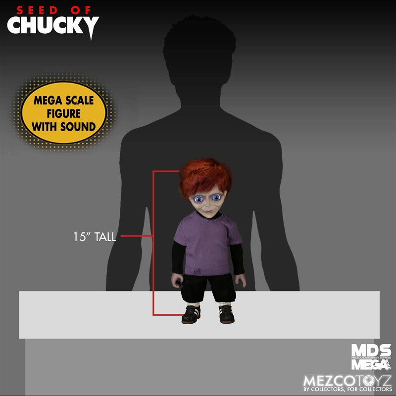 【预售】设计师系列 / 儿童游戏《恰吉种子》: 格伦 15英寸  巨型语音手办《MEZCO TOYZ》全高约38cm
