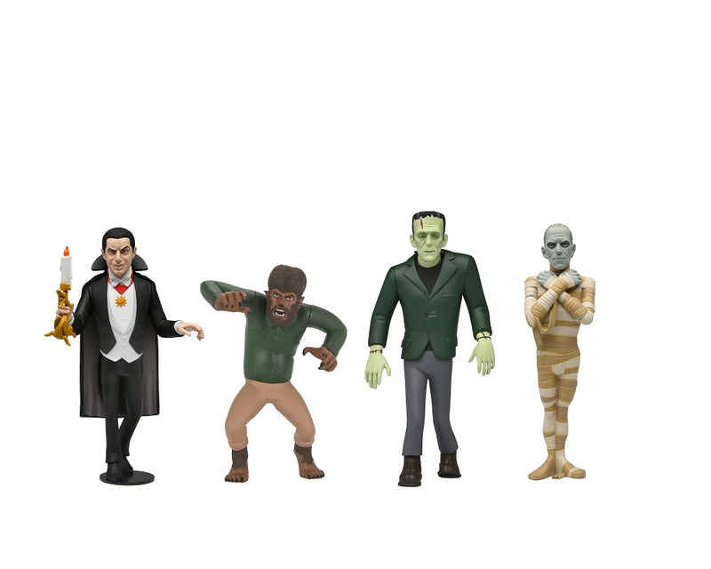 【Pre-Order/Reservations Suspended】Toony Terrors/Universal Monsters Stylized 6-inch Action Figures Set of 4 <NECA> Height Approx. 15cm