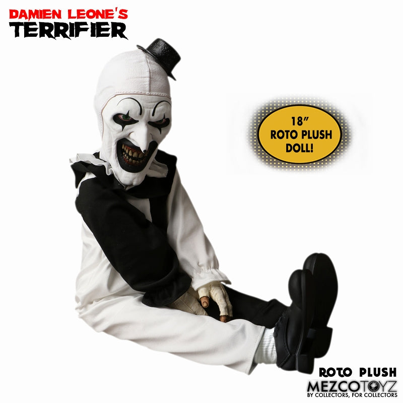 【预售/预约停止】断魂小丑Terrifier/ 亚特小丑（Art the Clown）  18英寸  Roto Plush系列 《MEZCO TOYS 》