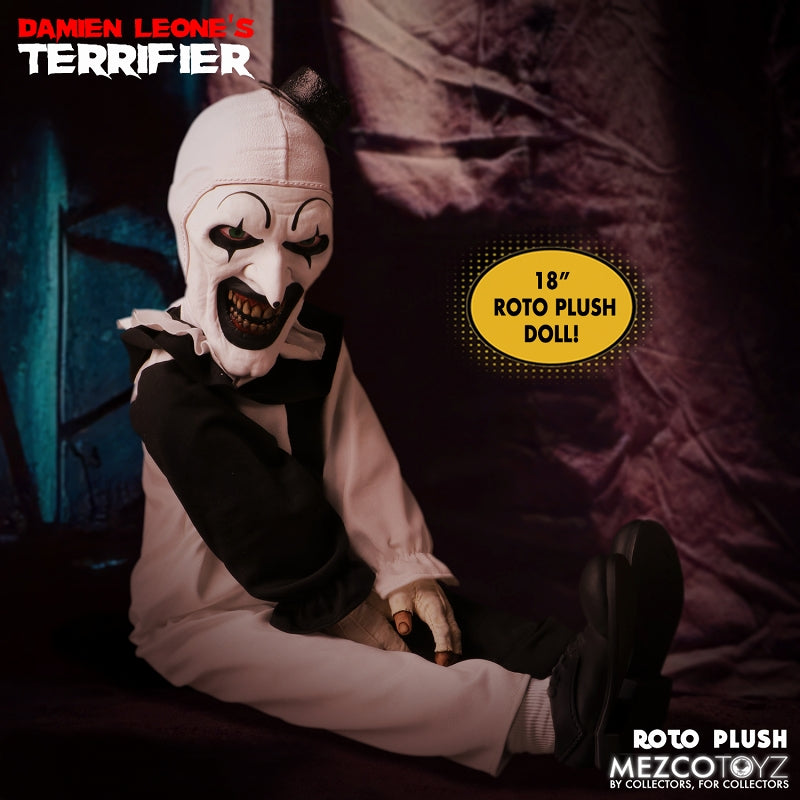 【预售/预约停止】断魂小丑Terrifier/ 亚特小丑（Art the Clown）  18英寸  Roto Plush系列 《MEZCO TOYS 》