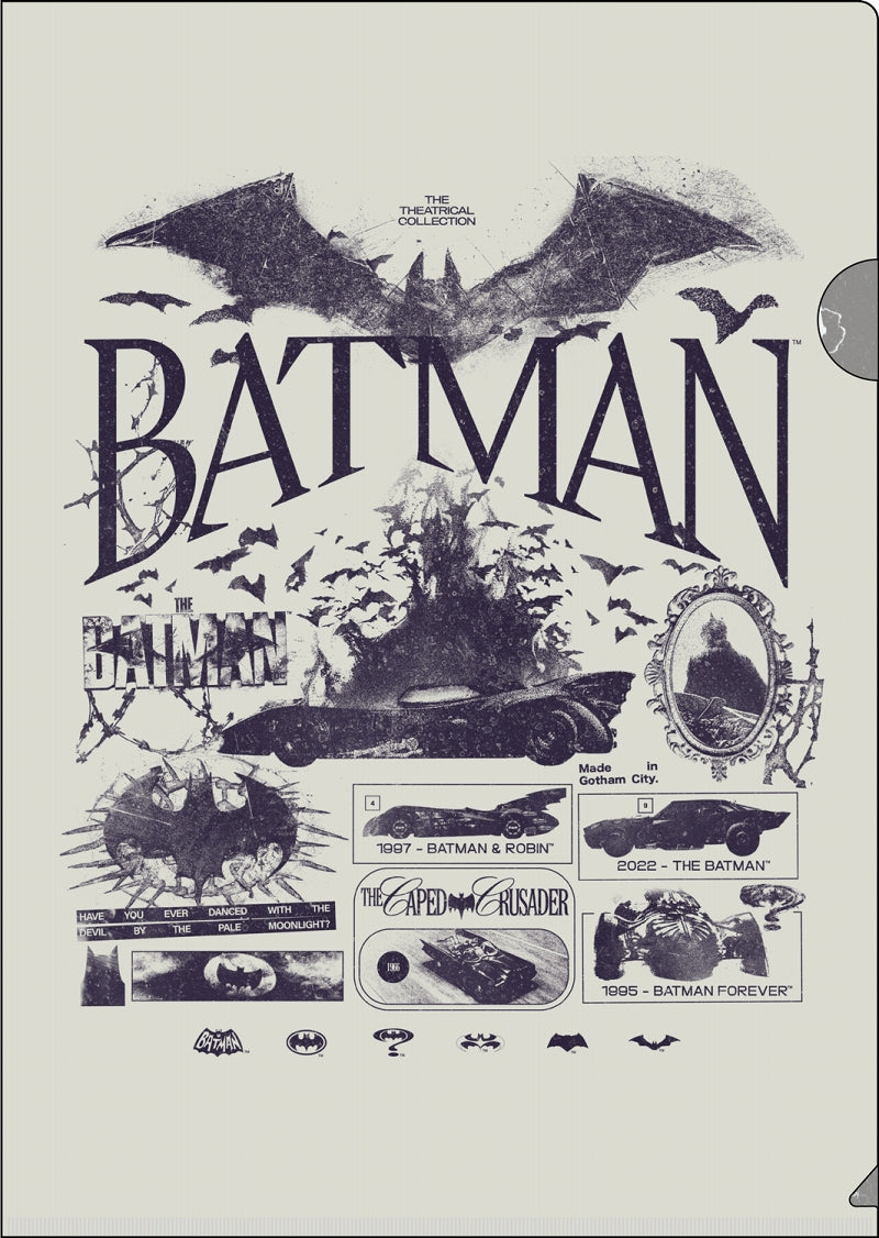 【预售★SALE】蝙蝠侠 85周年纪念/透明文件夹 4枚组合《INROCK》