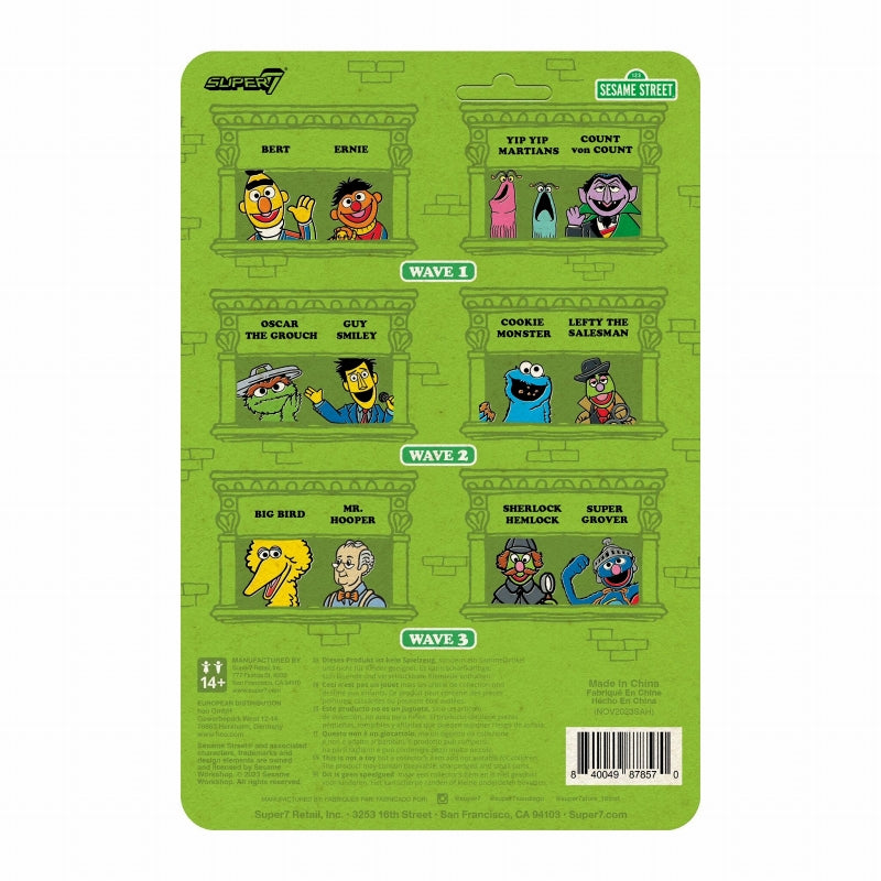 【Pre-Order】"Sesame Street" ReAction Figures Wave 3: Super Grover <Super7> [*Cannot be bundled]