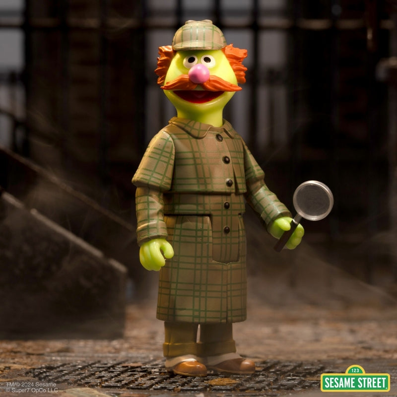 【Pre-Order】"Sesame Street" ReAction Figures Wave 3: Sherlock Hemlock <Super7> [*Cannot be bundled]