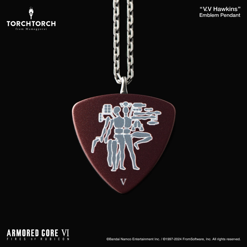 【Pre-Order】ARMORED CORE VI FIRES OF RUBICON × TORCH TORCH/ ヴェスパー部隊 エンブレムペンダント: V.V ホーキンス《TORCH TORCH》【※同梱不可】