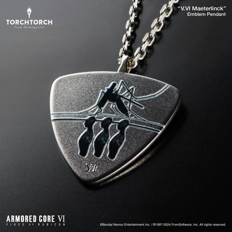 【Pre-Order】ARMORED CORE VI FIRES OF RUBICON × TORCH TORCH/ ヴェスパー部隊 エンブレムペンダント: V.VI メーテルリンク《TORCH TORCH》【※同梱不可】