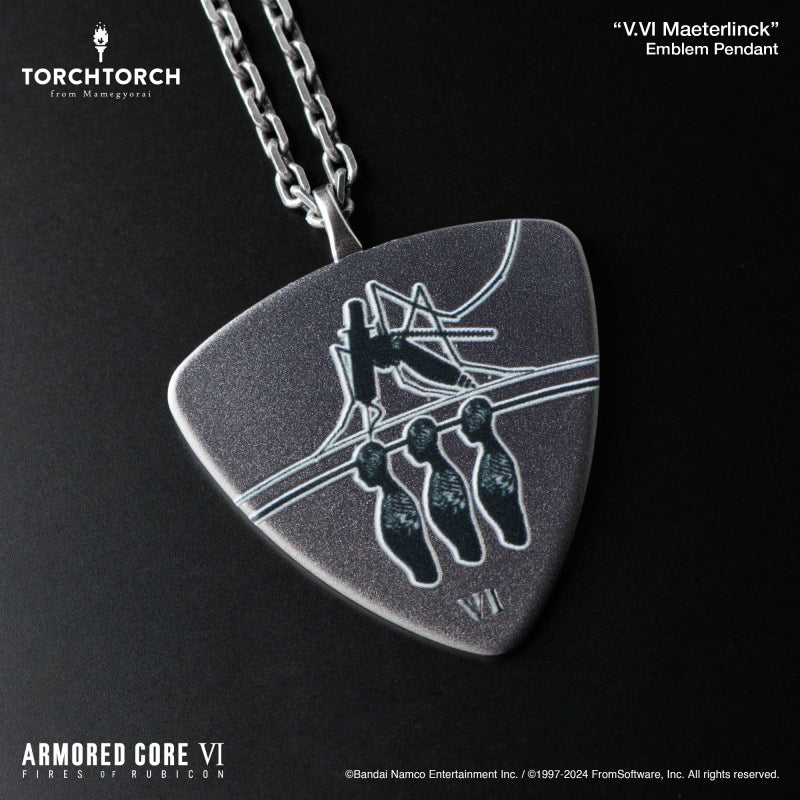 【Pre-Order】ARMORED CORE VI FIRES OF RUBICON × TORCH TORCH/ ヴェスパー部隊 エンブレムペンダント: V.VI メーテルリンク《TORCH TORCH》【※同梱不可】