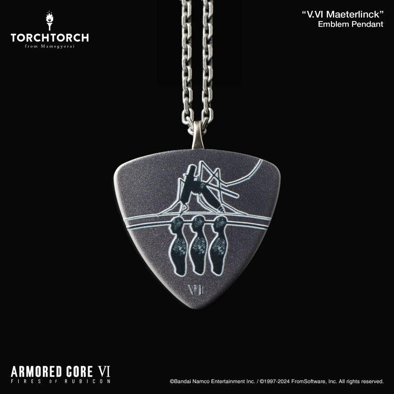 【Pre-Order】ARMORED CORE VI FIRES OF RUBICON × TORCH TORCH/ ヴェスパー部隊 エンブレムペンダント: V.VI メーテルリンク《TORCH TORCH》【※同梱不可】