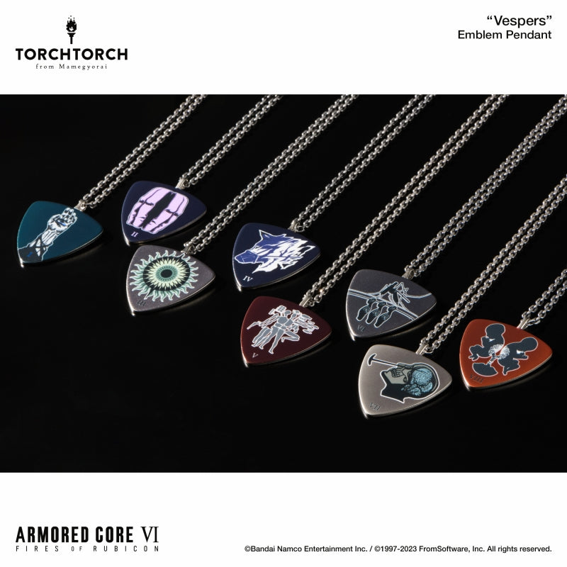 【预售】装甲核心6  境界天火 × TORCH TORCH/ 晚钟部队  徽章吊坠: V.VI 梅特琳克《TORCH TORCH》【※同梱不可】