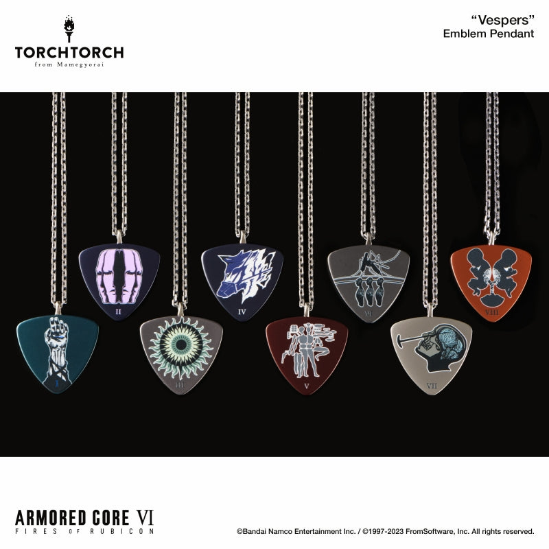 【预售】装甲核心6  境界天火 × TORCH TORCH/ 晚钟部队  徽章吊坠: V.VIII 培特《TORCH TORCH》【※同梱不可】