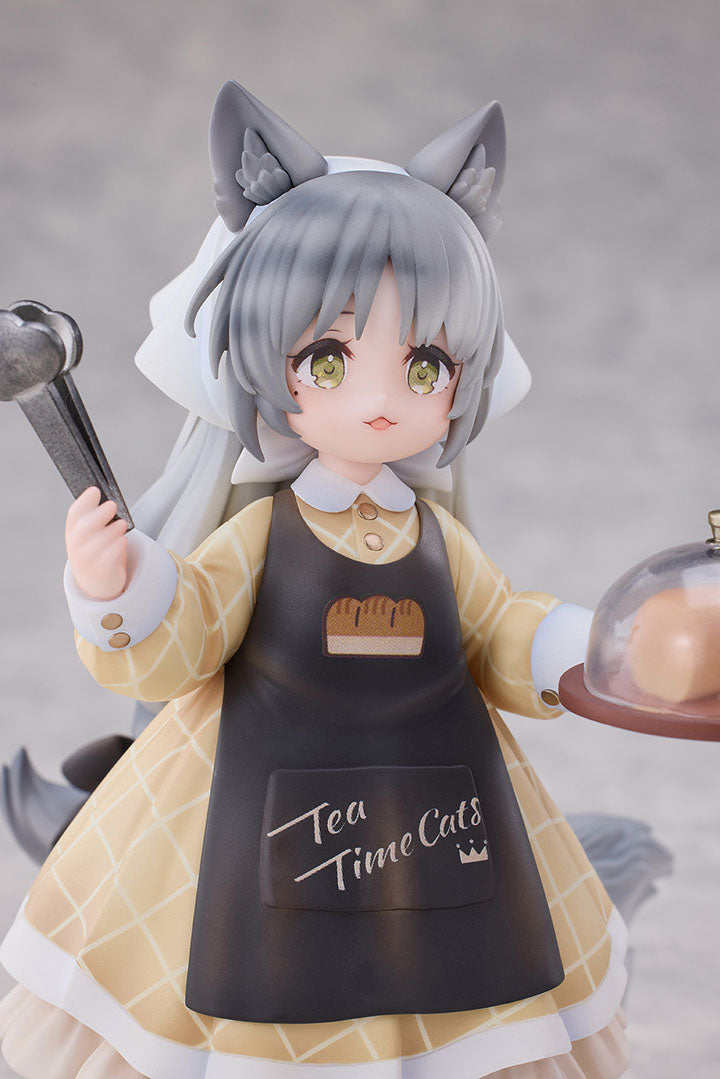 【Pre-Order】DLC Series "Tea Time Cats Scene" Cat Town Bakery Staff & Customer Non-Scale Figurine Set of Two <RIBOSE> [*Cannot be bundled]